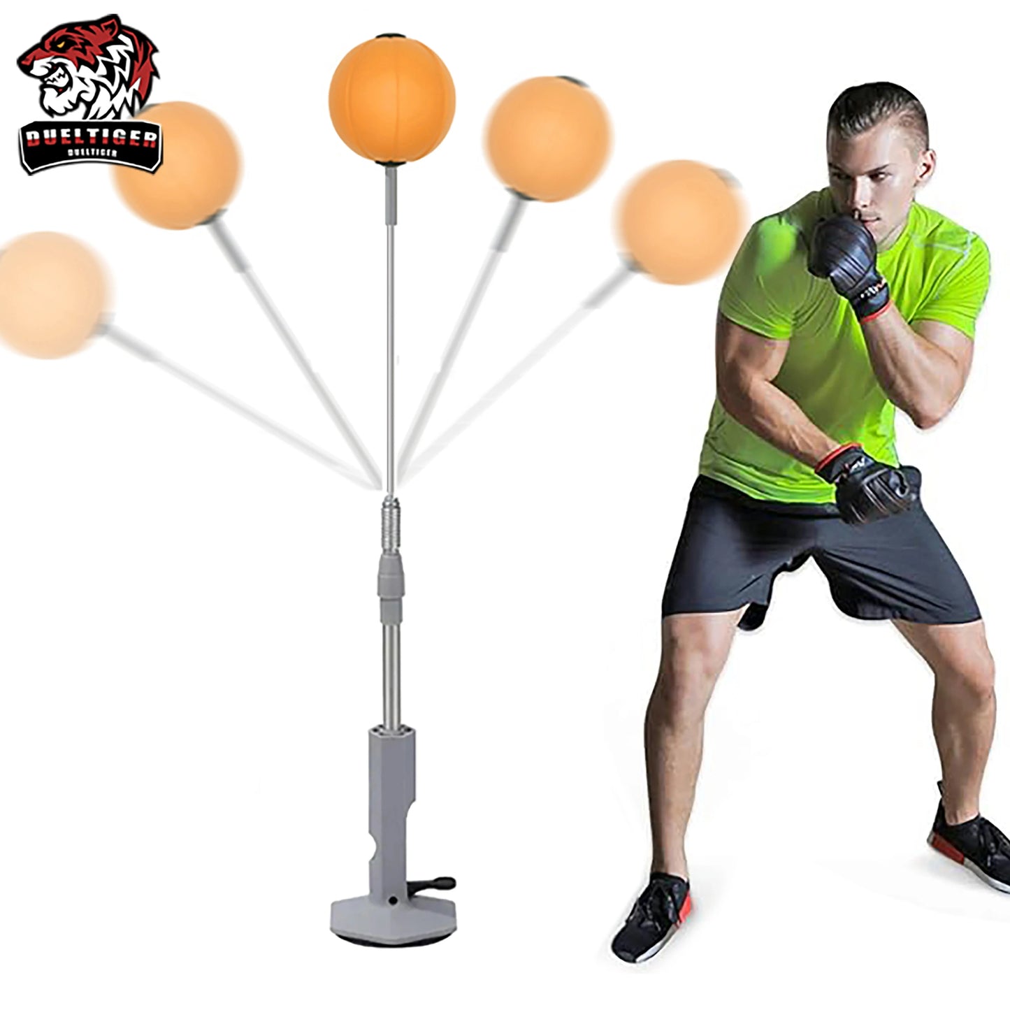 Lightweight Suction Cup Boxing Speed Bag for Teens and Adults - Reflex and Agility Training for Stress Relief