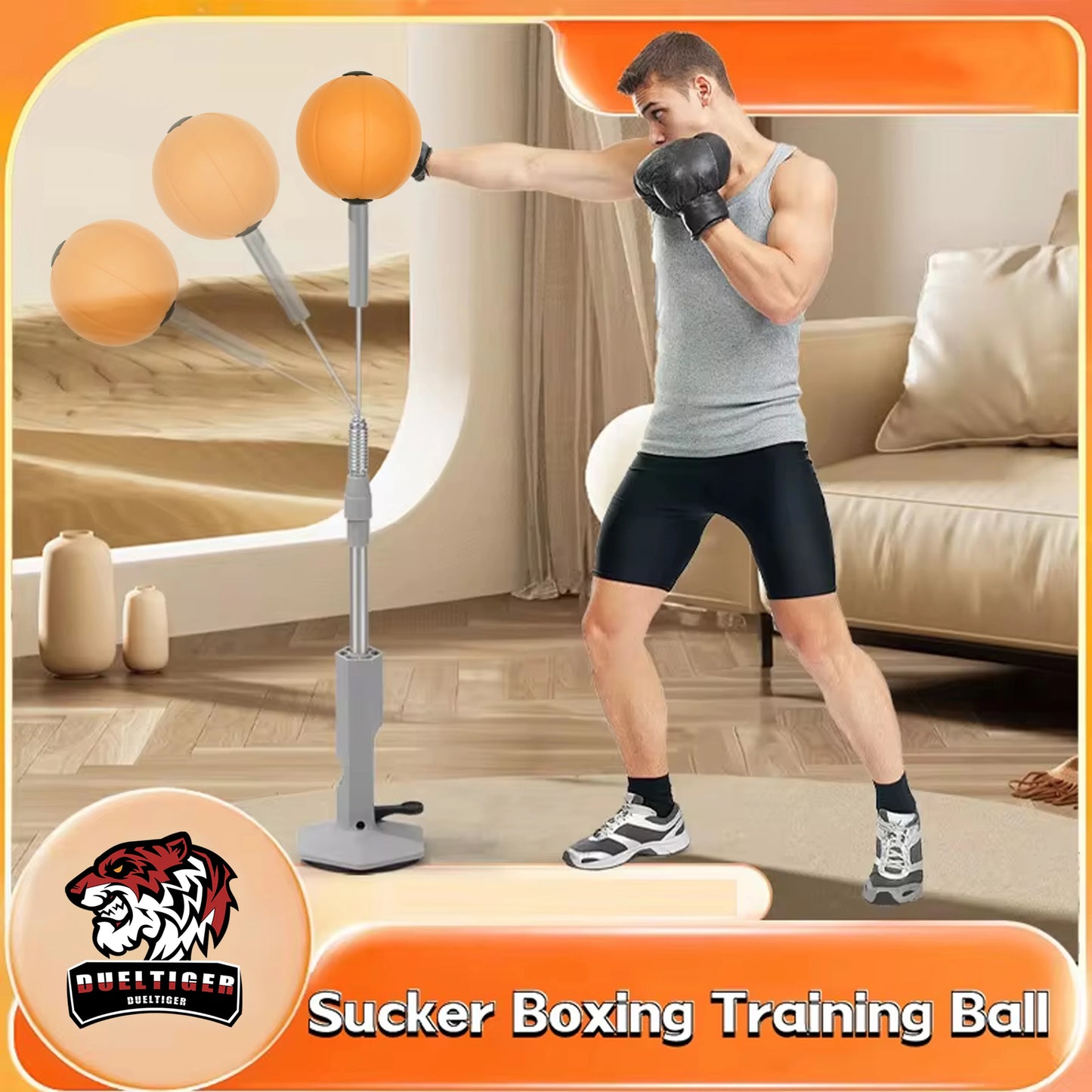 Lightweight Suction Cup Boxing Speed Bag for Teens and Adults - Reflex and Agility Training for Stress Relief